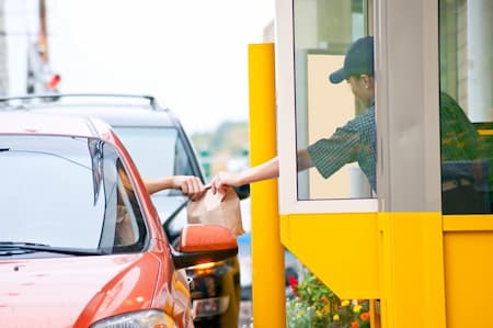 Drive thru washing